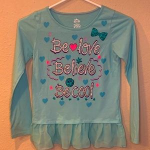 Long Sleeve Shirt with Ruffles